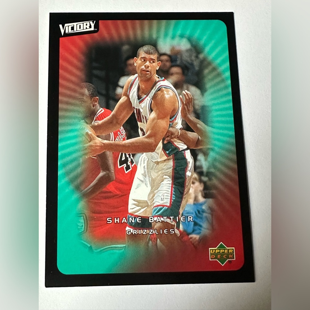 Upper Deck Shane Battier Grizzlies Trading Card - Teal & Red